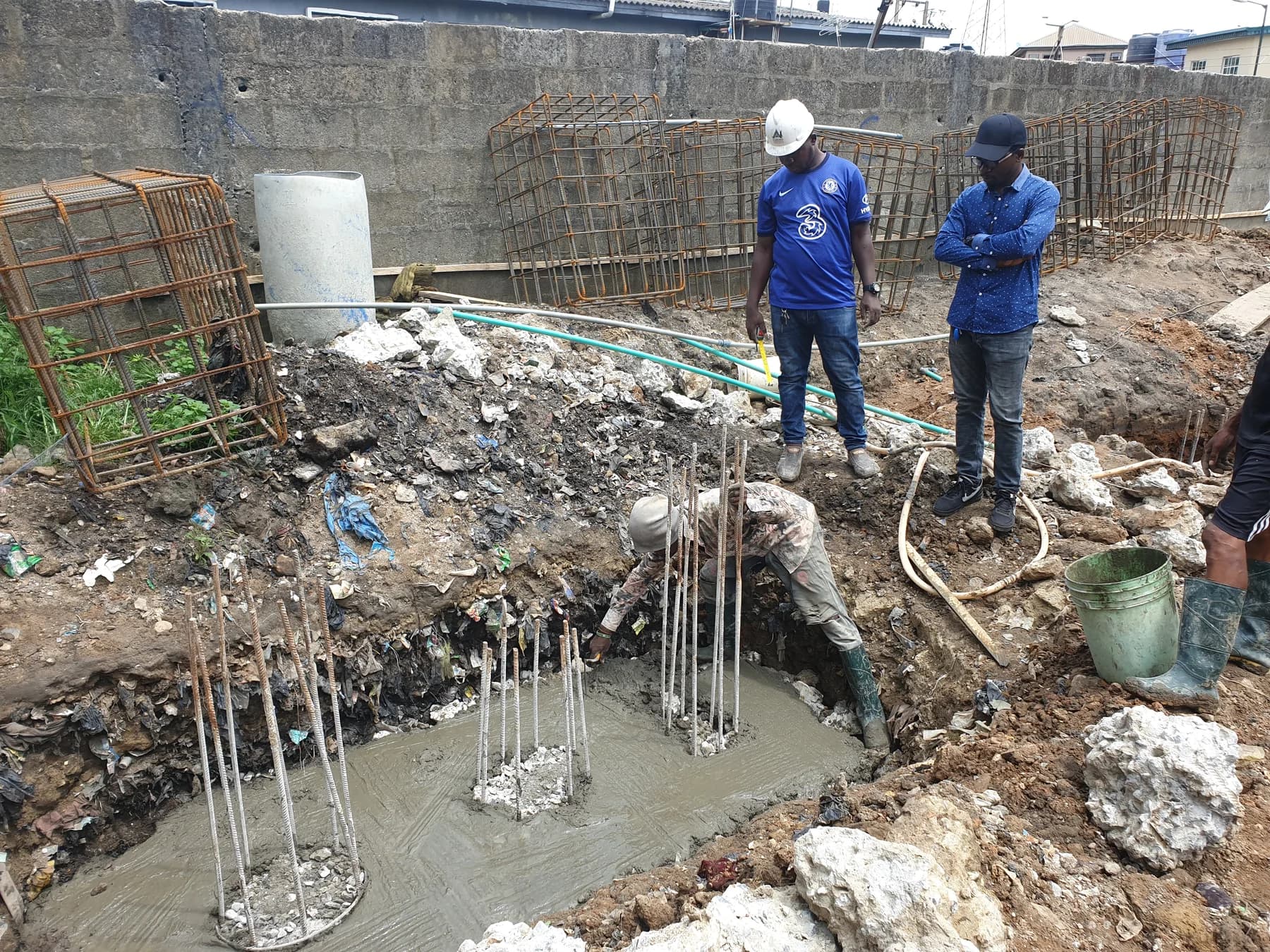 Construction work in progress