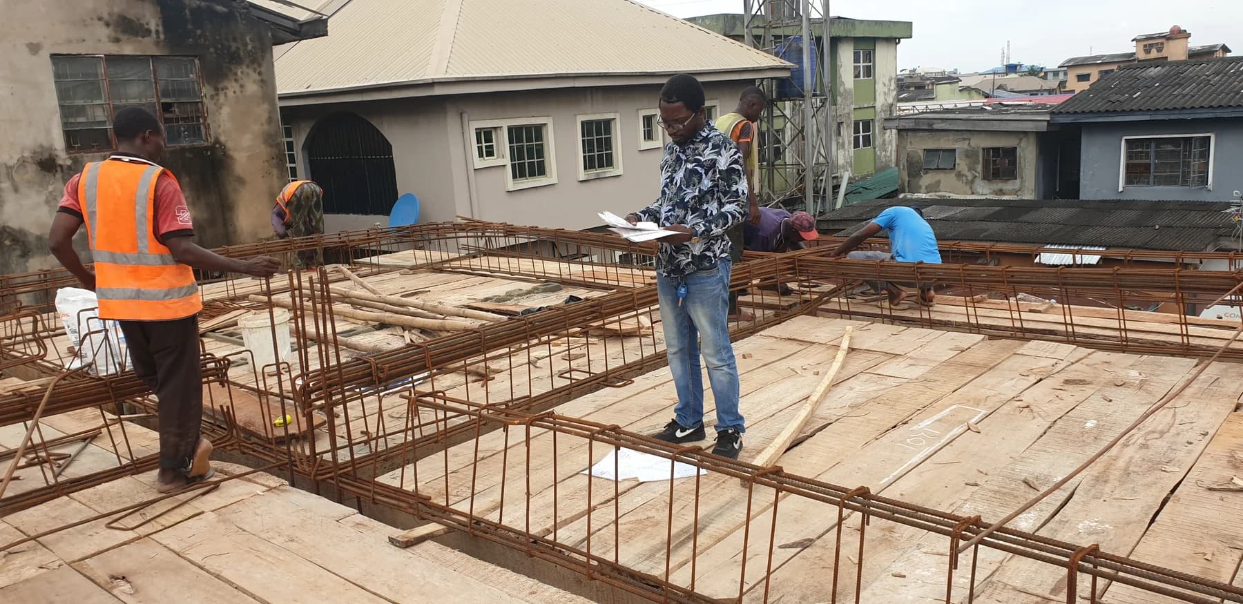 Construction work in progress