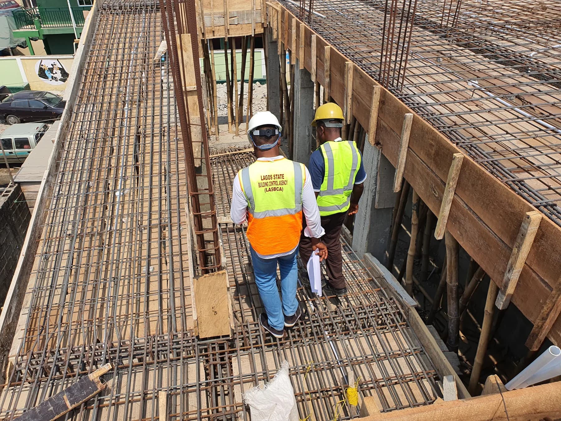 Construction work in progress