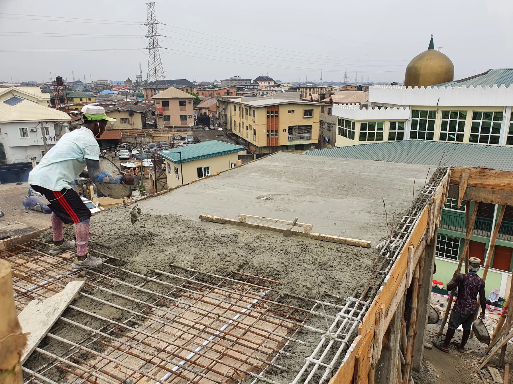 Construction work in progress