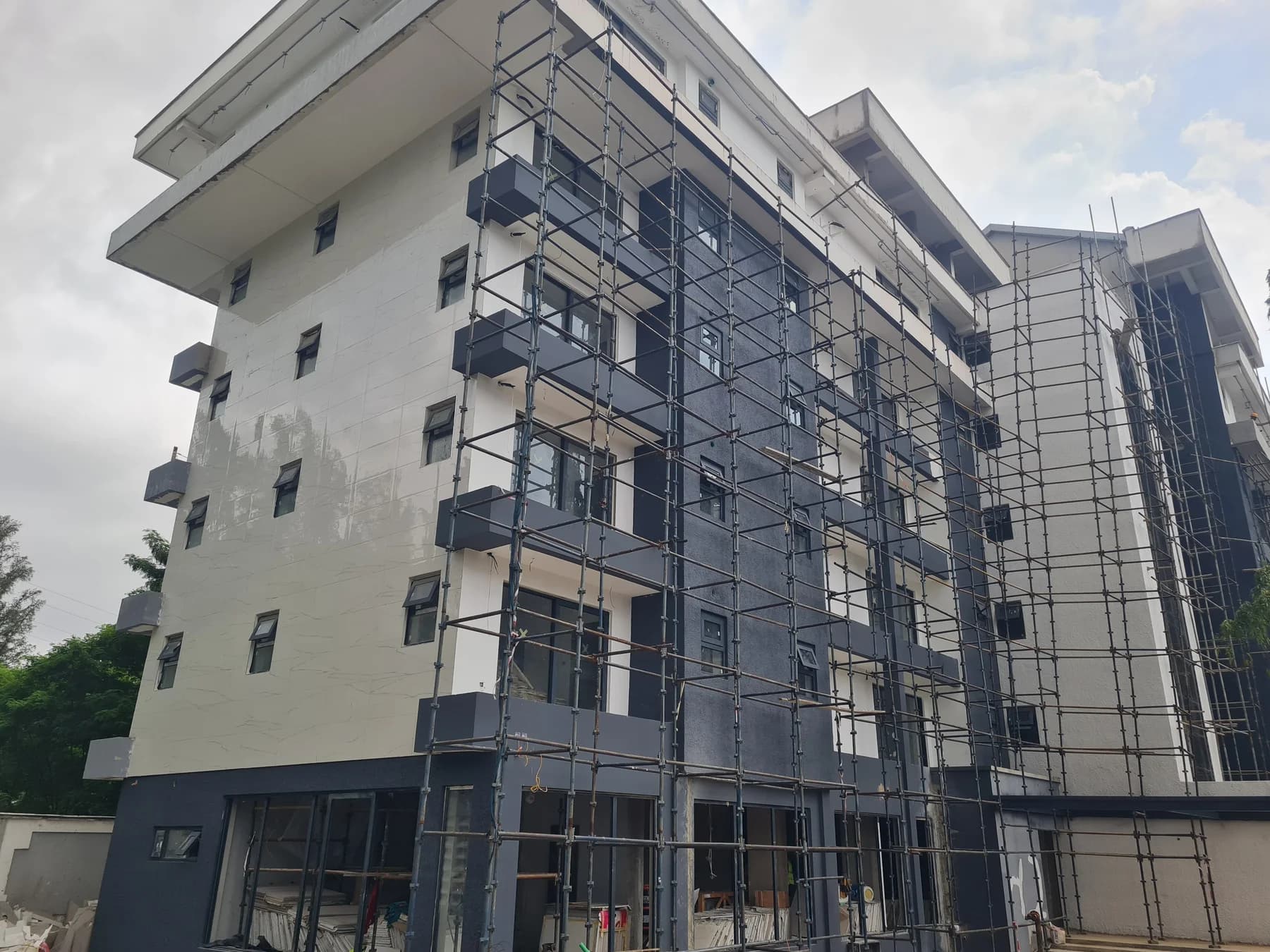 Construction work in progress