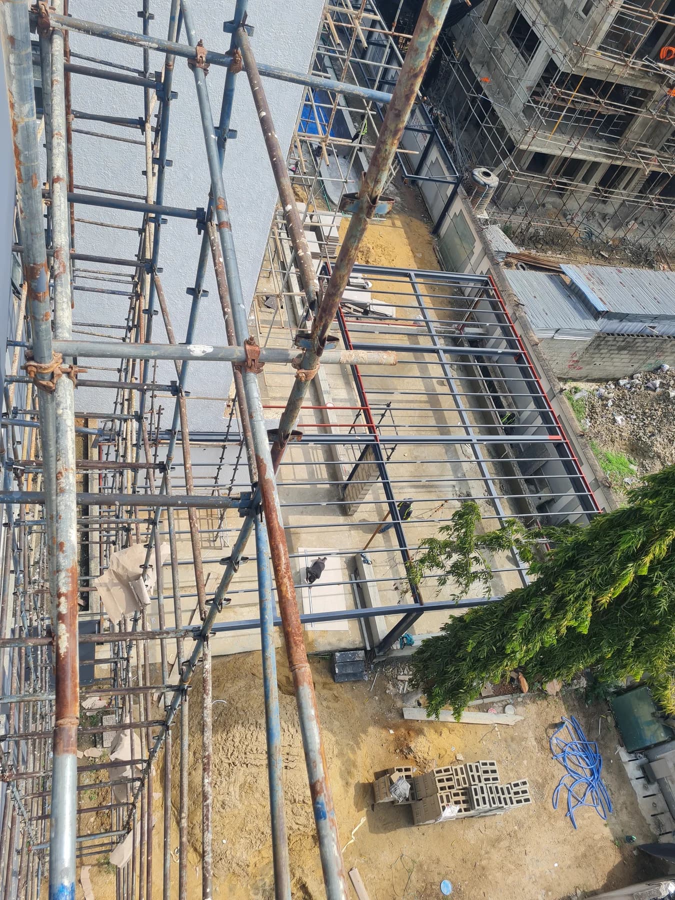 Construction work in progress