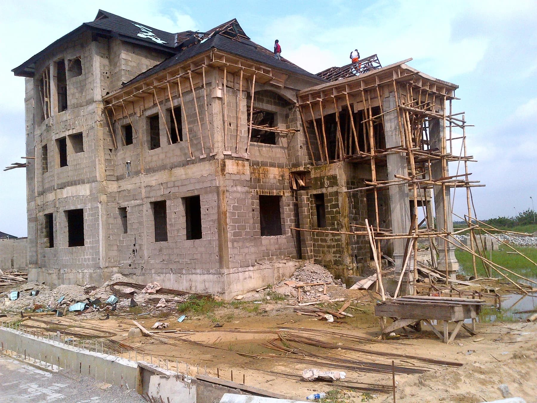 Construction work in progress
