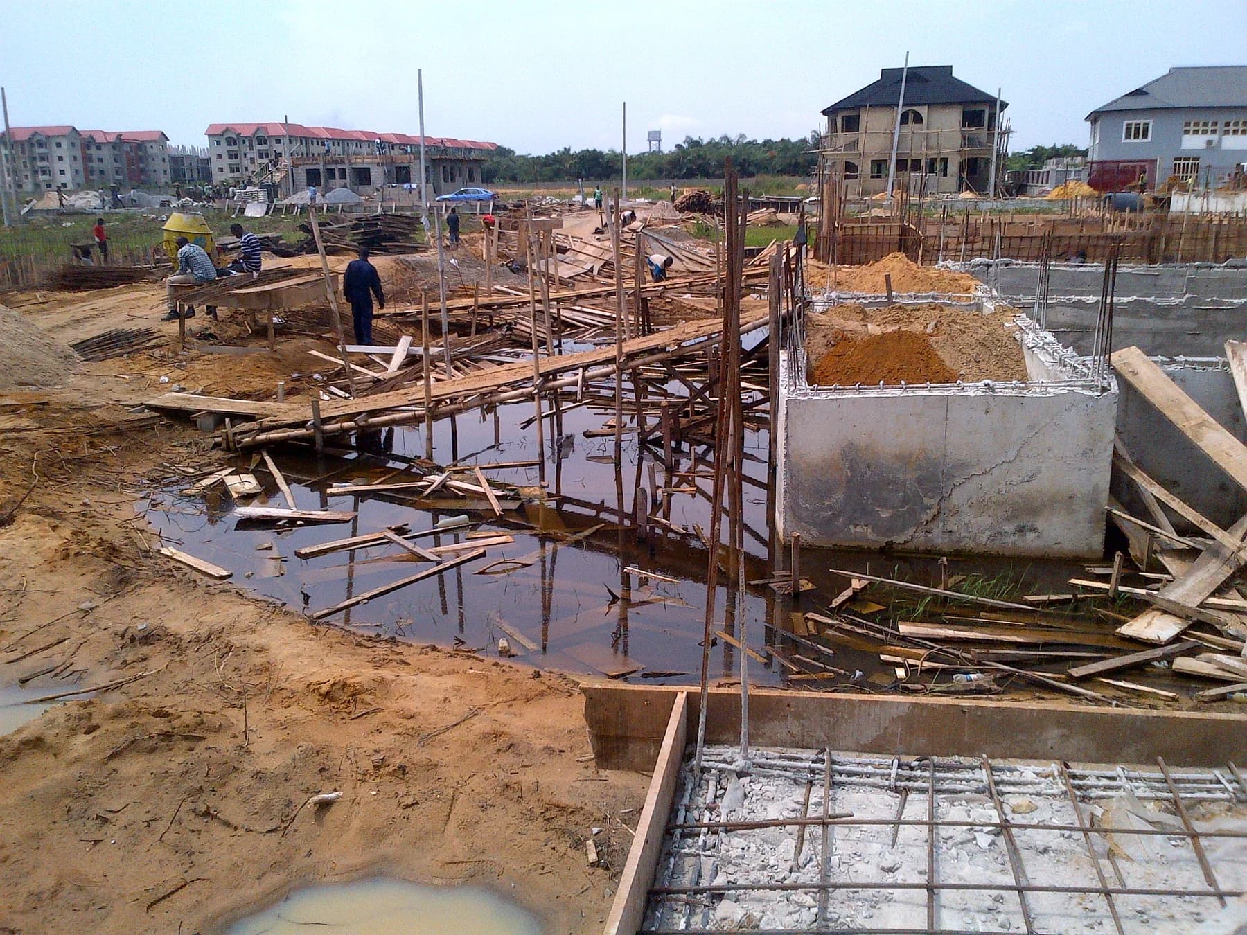 Construction work in progress