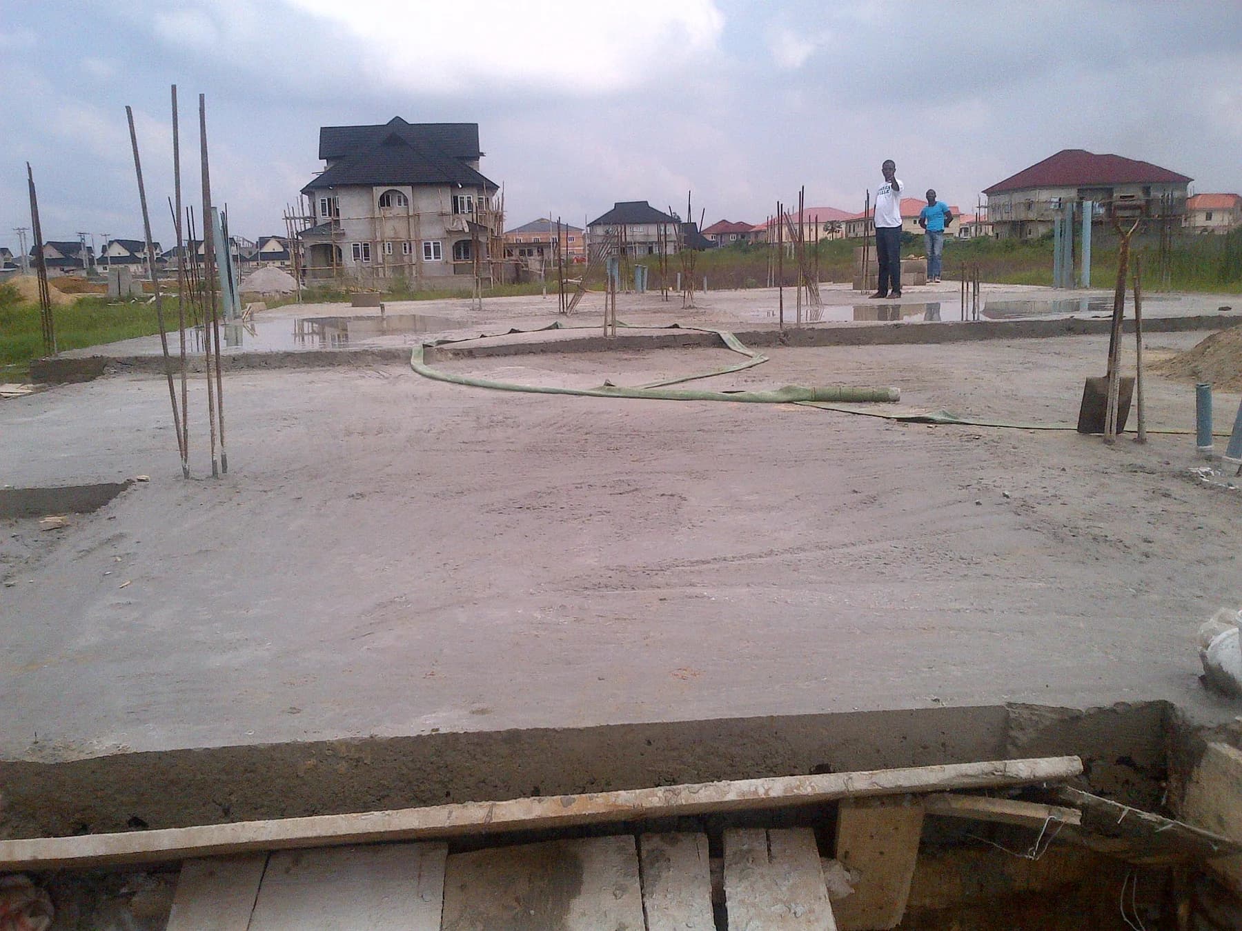 Construction work in progress
