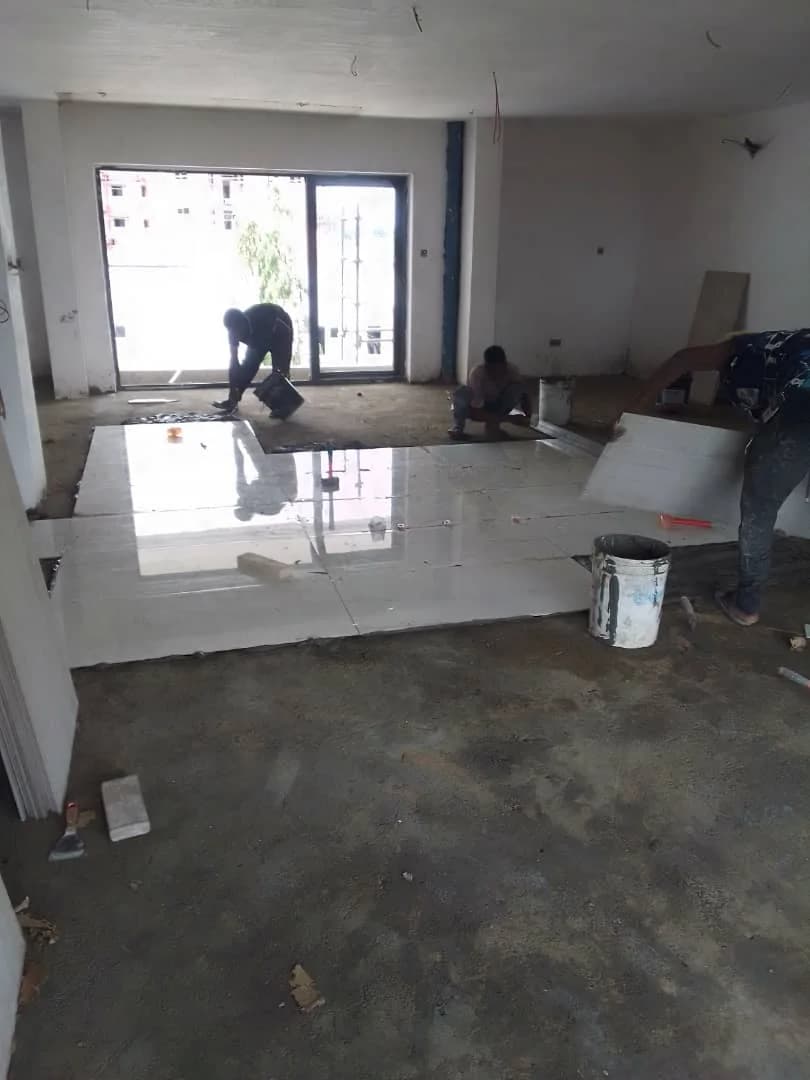 Construction work in progress