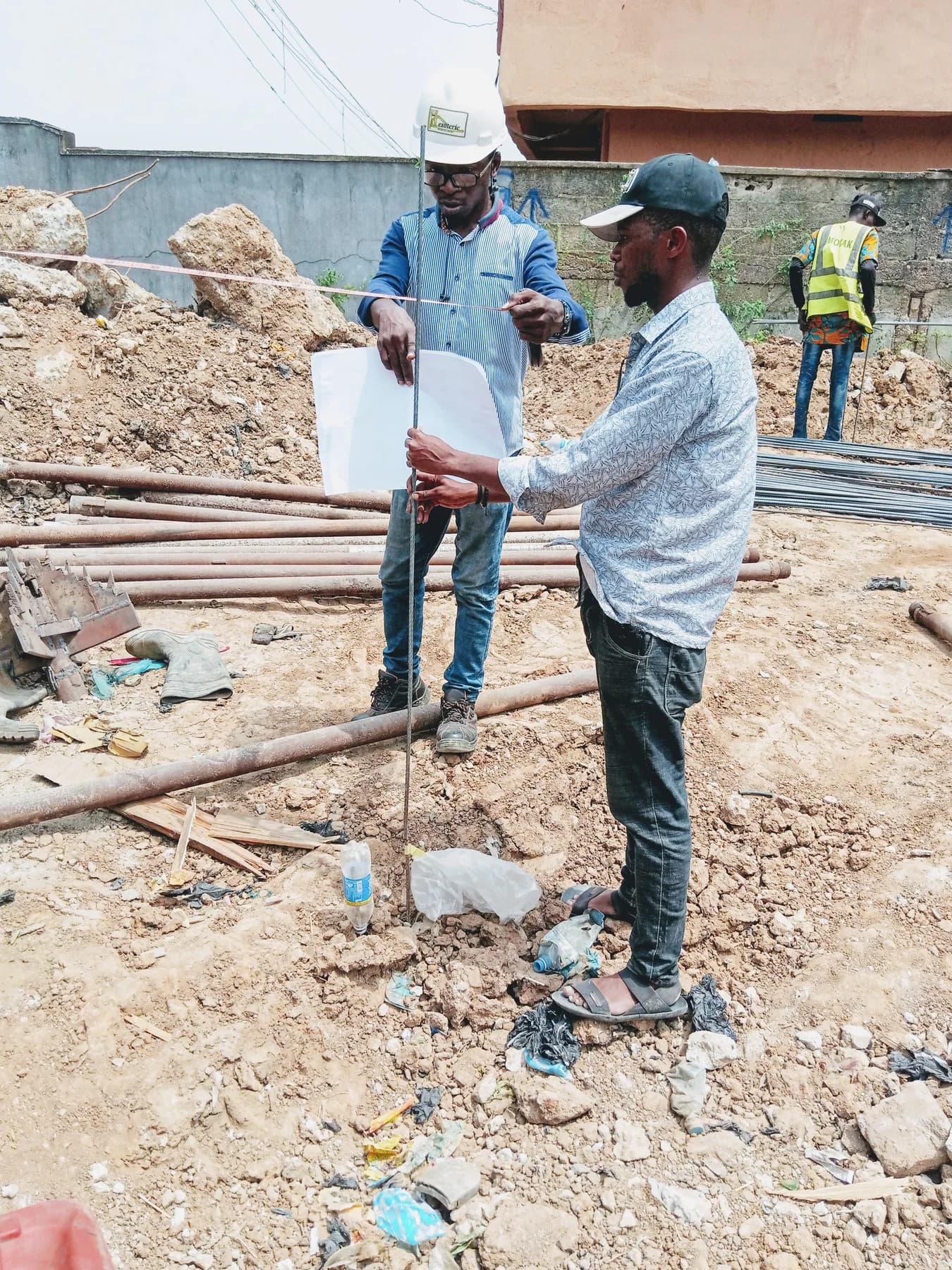 Construction work in progress