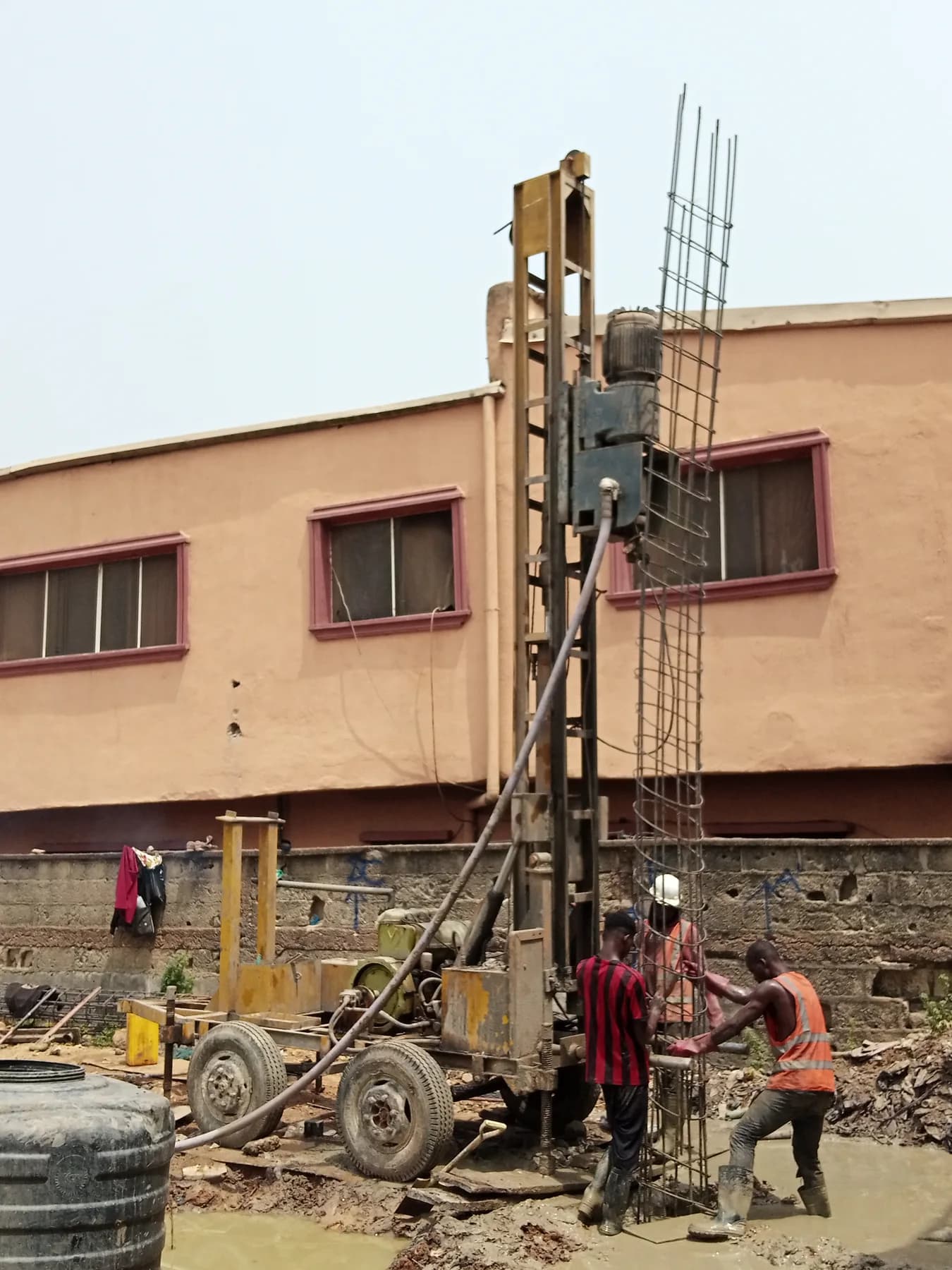 Construction work in progress