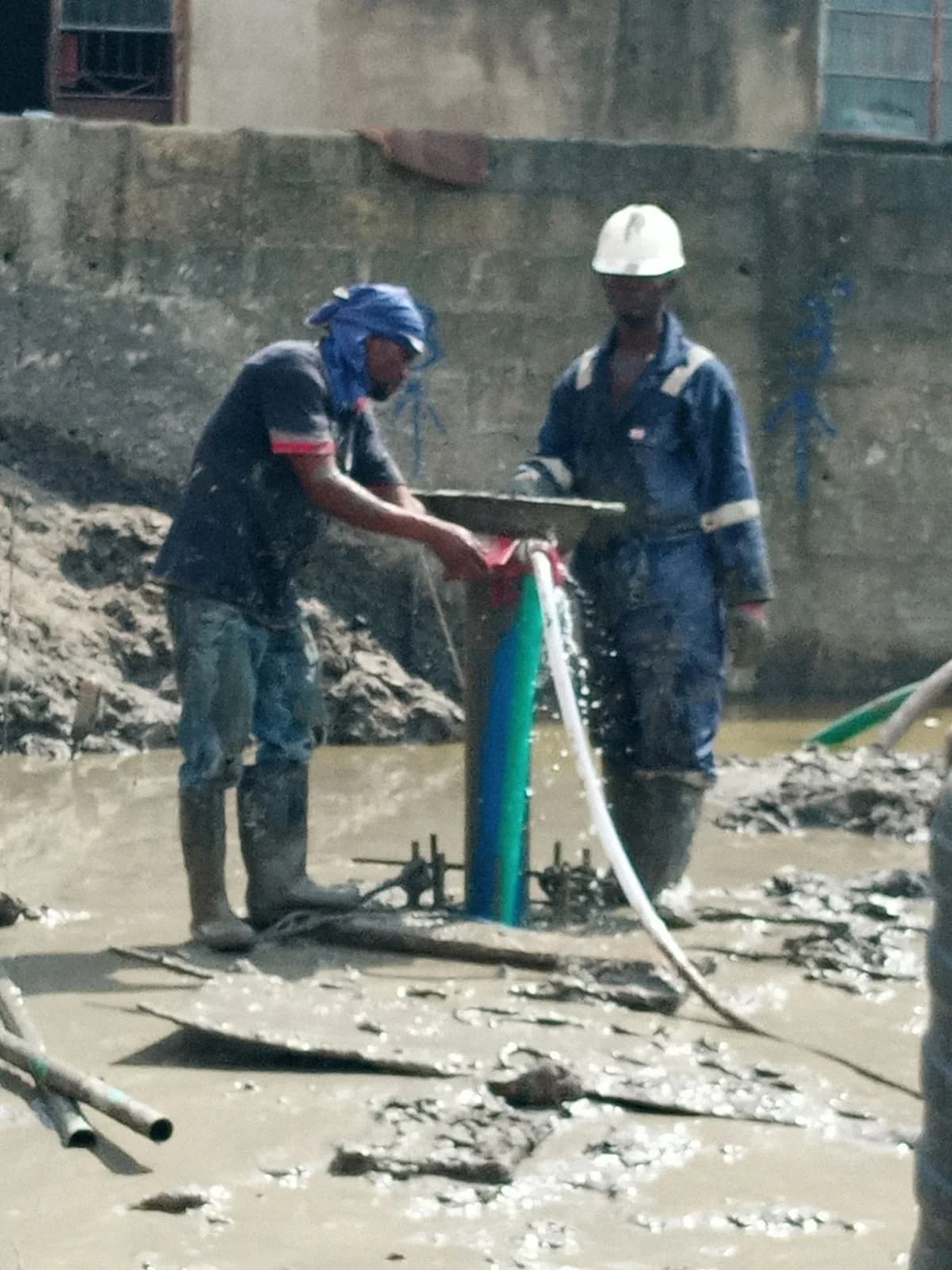 Construction work in progress